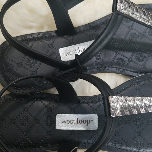 Bling T-strap Sandals - Picture 5 of 7